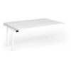 Connex Goal-Post 1800 x 1200 x 725mm Back to Back Add On Bay - White Frame / White Top - GCO1812-AB-WH-WH