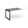 Connex Plus O Frame 1200 x 800 x 725mm Single Add On Bay - Black Frame / Nebraska Oak Top - HCO128-AB-K-NO
