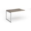 Connex Plus O Frame 1200 x 800 x 725mm Single Add On Bay - Silver Frame / Nebraska Oak Top - HCO128-AB-S-NO