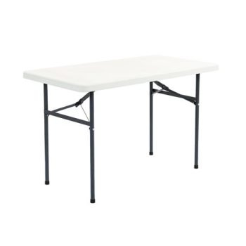 Hoya Folding Underframe Table 1220mm Wide - Straight Leg - HFL1220-G-WH