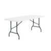 Hoya Folding Underframe Table 1520mm Wide - Curved Leg - HFL1520-G-WH