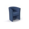 Luxe fabric single tub chair in Cobalt Blue - LUX50001-CB