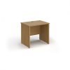 Maestro 25 straight desk 800mm x 600mm - Oak Top with panel end leg - MP608O