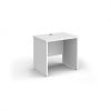 Maestro 25 straight desk 800mm x 600mm - White Top with panel end leg - MP608WH