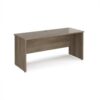 Maestro 25 straight desk 1600mm x 600mm - Nebraska Oak Top with panel end leg - MP616NO