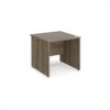 Maestro 25 straight desk 800mm x 800mm - Nebraska Oak Top with panel end leg - MP8NO