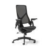Pivot high back task chair with black mesh seat and back adjustable arms - PIV300MT1-K