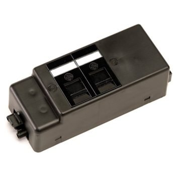Under desk power bar 2 x RJ45 sockets - black - PMK-DH-2-3
