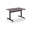 Pro Flip Rectangular Table 1200 x 800 Black Frame Grey Oak Top - PROFL12-K-GO