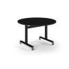 Pro Flip Circular Table 1200 Dia Black Black Top - PROFL12C-K-BK
