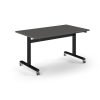 Pro Flip Rectangular Table 1400 x 800 Black Frame Onyx Grey Top - PROFL14-K-OG