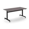 Pro Flip table 1600x 800 black frame - Grey Oak Top - PROFL16-K-GO