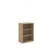Universal bookcase 1090mm high with 2 shelves - Kendal Oak - R1090KO
