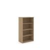 Universal bookcase 1440mm high with 3 shelves - Kendal Oak - R1440KO