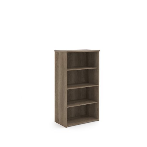Universal bookcase 1440mm high with 3 shelves - Nebraska Oak - R1440NO