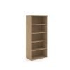 Universal bookcase 1790mm high with 4 shelves - Kendal Oak - R1790KO