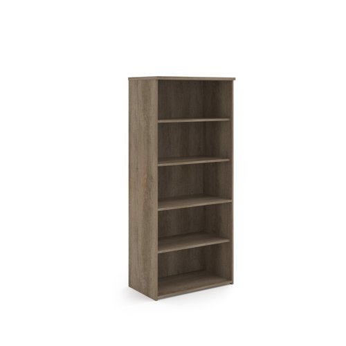 Universal bookcase 1790mm high with 4 shelves - Nebraska Oak - R1790NO