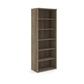 Universal bookcase 2140mm high with 5 shelves - Nebraska Oak - R2140NO