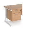 Maestro 25 2 drawer fixed pedestal - Beech - R2FB