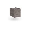 Maestro 25 3 drawer fixed pedestal - Grey Oak - R3FGO