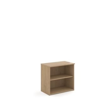 Universal bookcase 740mm high with 1 shelf - Kendal Oak - R740KO