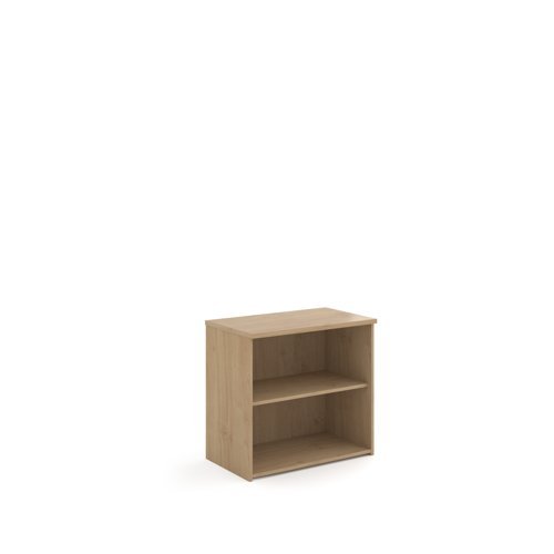 Universal bookcase 740mm high with 1 shelf - Kendal Oak - R740KO