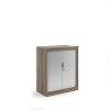 Systems horizontal tambour door cupboard 1200mm high - Nebraska Oak - ST12NO