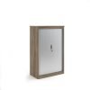 Systems horizontal tambour door cupboard 1600mm high - Nebraska Oak - ST16NO