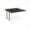 Adapt sliding top add on unit single 1200mm x 1200mm - green frame black top - STE1212-AB-GN-BK