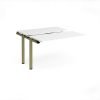 Adapt sliding top add on unit single 1200mm x 1200mm - green frame White Top - STE1212-AB-GN-WH