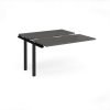 Adapt sliding top add on unit single 1200mm x 1200mm - black frame storm grey top - STE1212-AB-K-OG