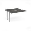 Adapt sliding top add on unit single 1200mm x 1200mm - silver frame storm grey top - STE1212-AB-S-OG