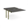 Adapt sliding top add on unit single 1200mm x 1600mm - green frame storm grey top - STE1216-AB-GN-OG