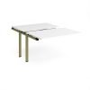 Adapt sliding top add on unit single 1200mm x 1600mm - green frame White Top - STE1216-AB-GN-WH