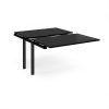 Adapt sliding top add on unit single 1200mm x 1600mm - black frame black top - STE1216-AB-K-BK