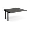 Adapt sliding top add on unit single 1400mm x 1200mm - black frame storm grey top - STE1412-AB-K-OG