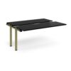 Adapt sliding top add on unit single 1600mm x 1200mm - green frame black top - STE1612-AB-GN-BK