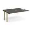 Adapt sliding top add on unit single 1600mm x 1200mm - green frame storm grey top - STE1612-AB-GN-OG