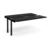 Adapt sliding top add on unit single 1600mm x 1200mm - black frame black top - STE1612-AB-K-BK