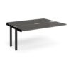 Adapt sliding top add on unit single 1600mm x 1200mm - black frame storm grey top - STE1612-AB-K-OG