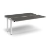 Adapt sliding top add on unit single 1600mm x 1200mm - white frame storm grey top - STE1612-AB-WH-OG