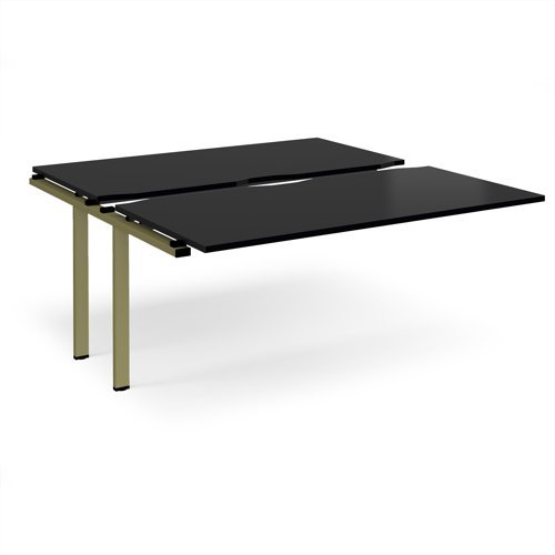 Adapt sliding top add on unit single 1600mm x 1600mm - green frame black top - STE1616-AB-GN-BK