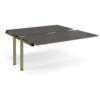 Adapt sliding top add on unit single 1600mm x 1600mm - green frame storm grey top - STE1616-AB-GN-OG