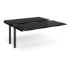 Adapt sliding top add on unit single 1600mm x 1600mm - black frame black top - STE1616-AB-K-BK