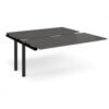 Adapt sliding top add on unit single 1600mm x 1600mm - black frame storm grey top - STE1616-AB-K-OG