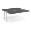 Adapt sliding top add on unit single 1600mm x 1600mm - white frame storm grey top - STE1616-AB-WH-OG