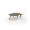 Unity coffee table 1000w x 800d with 4x solid oak legs top in Nebraska oak - UCR108-NO