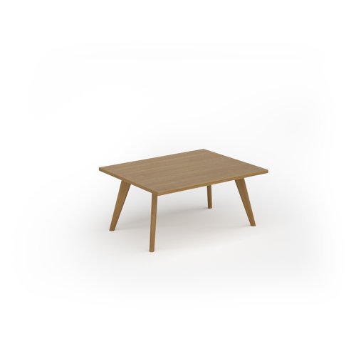 Unity coffee table 1000w x 800d with 4x solid oak legs top in oak - UCR108-O