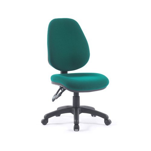Vantage 100 2 lever PCB operators chair with no arms - Forest Green - V100-00-FG