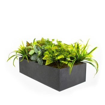 Pre set artificial plants for universal lockers - 800 wide - WPLS-P